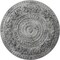 Ekena Millwork Rose Ceiling Medallion (Fits Canopies up to 13 1/2"), 33 7/8"OD x 2 3/8"P, Ultra Pure White Crackle CM33ROUWC - alternate 1